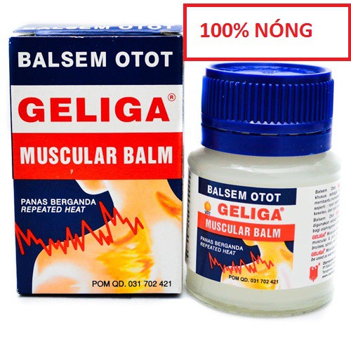 Combo 3 chai dầu nóng cù là lửa GELIGA MUSCULAR BALM