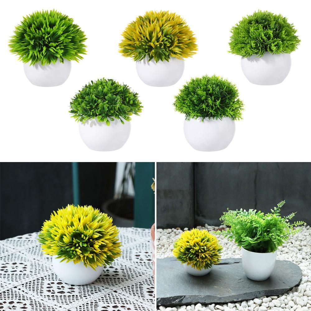 Chậu Cây Bạch Đàn Nhân Tạo Để Bàn Trang Trí Tiệc