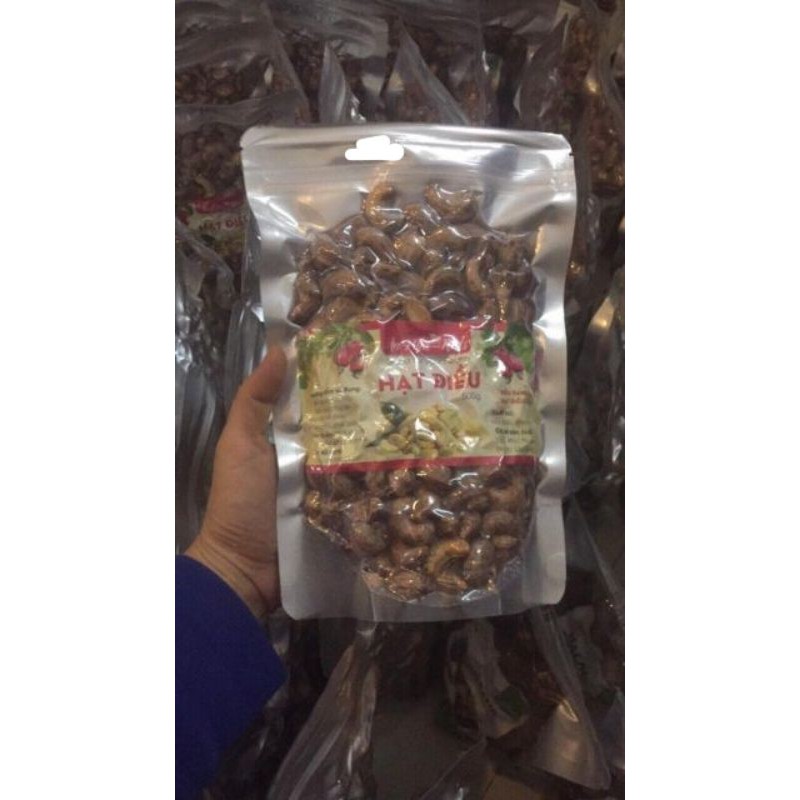 500g Hạt Điều Nguyên Hạt Rang Muối Bình Phước