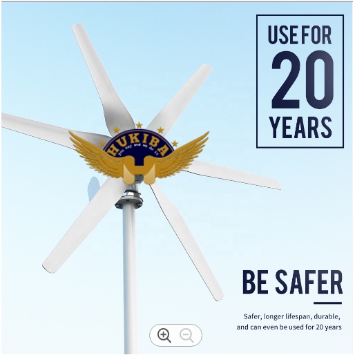 Turbine Gió Phát Điện 1kW, bền, nhẹ
