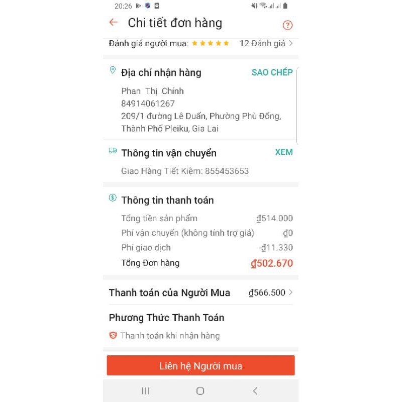 Giầy chọn live