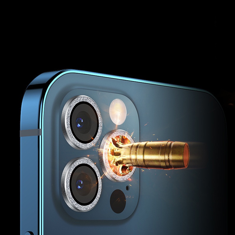 [BÁN LẺ TỪNG VIỀN] Viền Bảo Vệ Camera Lens Kính Cường Lực Diamond cho iP 14 Pro / 14 Pro Max / 14 Plus - Minh An Saigon