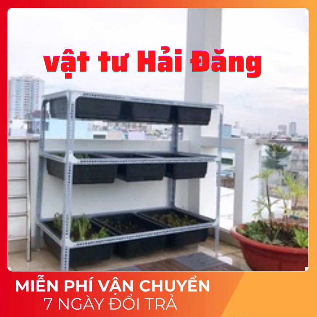 (kệ 2-3-4 tầng) kệ sắt v lỗ trồng rau thông minh ( khay 67 x 42 ),kệ trồng rau đa năng,kệ rau sạch n