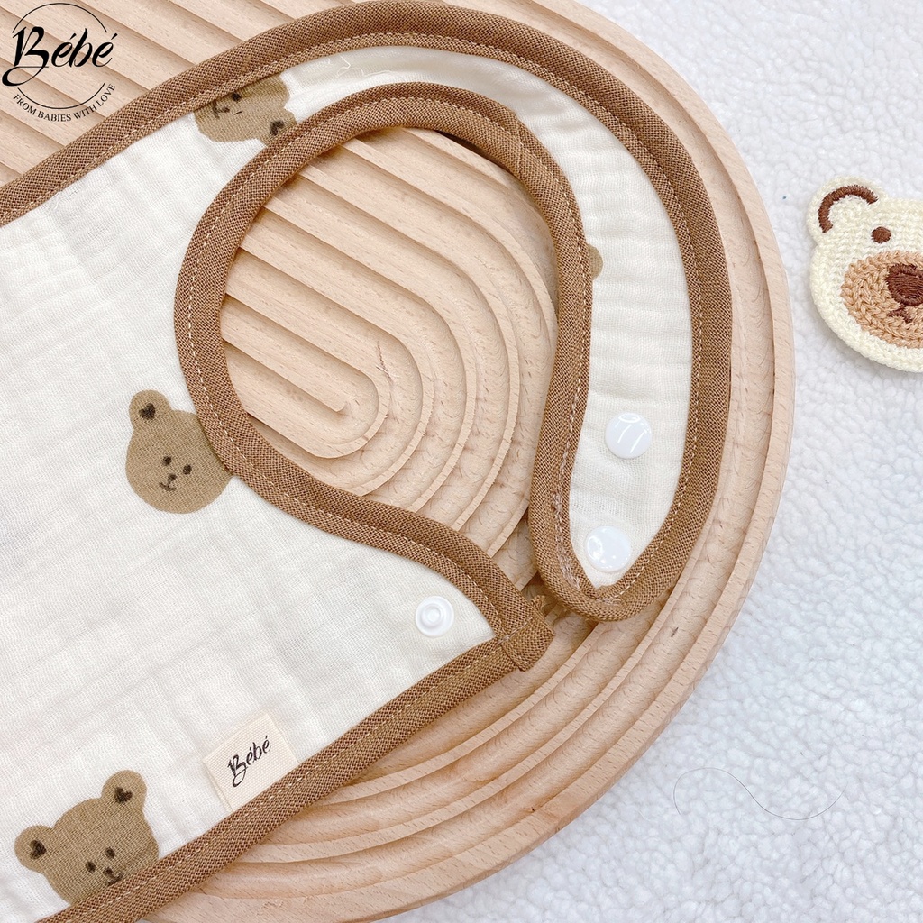 Yếm Xô Sơ Sinh Cho Bé/Yếm Vuông BéBé Mềm Mại