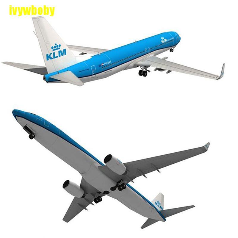 Mô Hình Máy Bay Boeing 737 3d Bằng Giấy Tỉ Lệ 1: 100