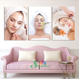 tranh spa trang trí 3 tấm