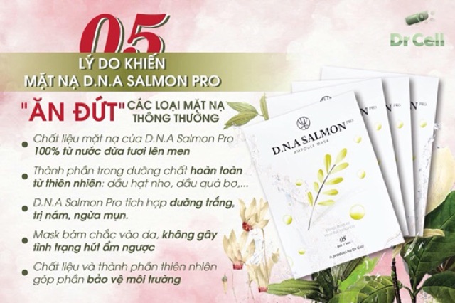 Mặt Nạ Thạch DNA Salmon - Mặt Nạ Cá Hồi DNA phiên bản mới Nạ Thạch