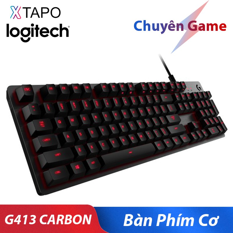 Bàn Phím Cơ Chuyên Game Logitech G413 CARBON - Hàng Chính Hãng