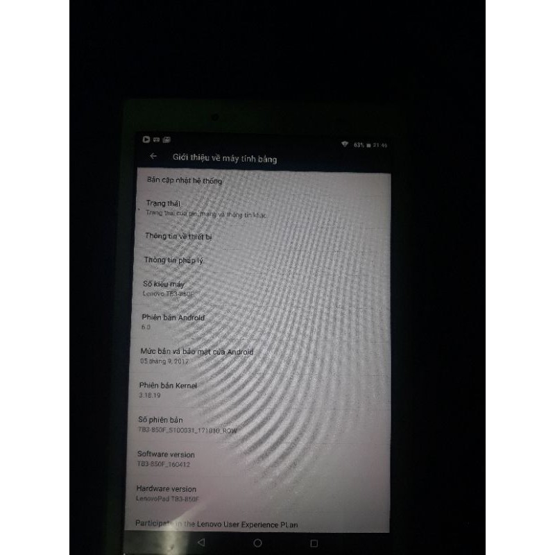Máy tính bảng Lenovo TB3-850F 7"16Gb