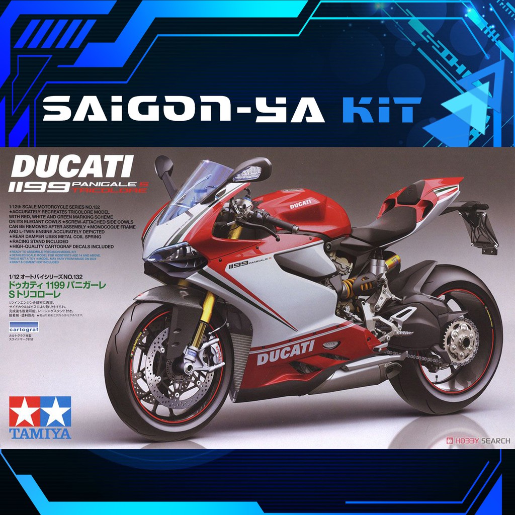 [TAMIYA] Mô hình xe Ducati 1199 Panigale S Tricolore (Model Car)