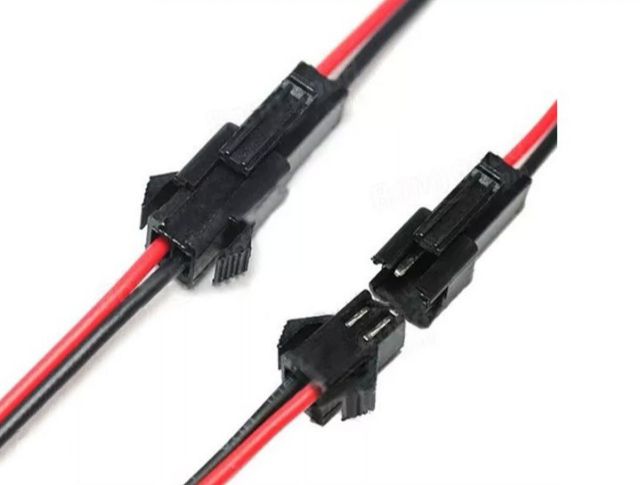 Chân cắm 2 pin  kết nối cho thiết bị led đực và cái ( sét 2 cặp )