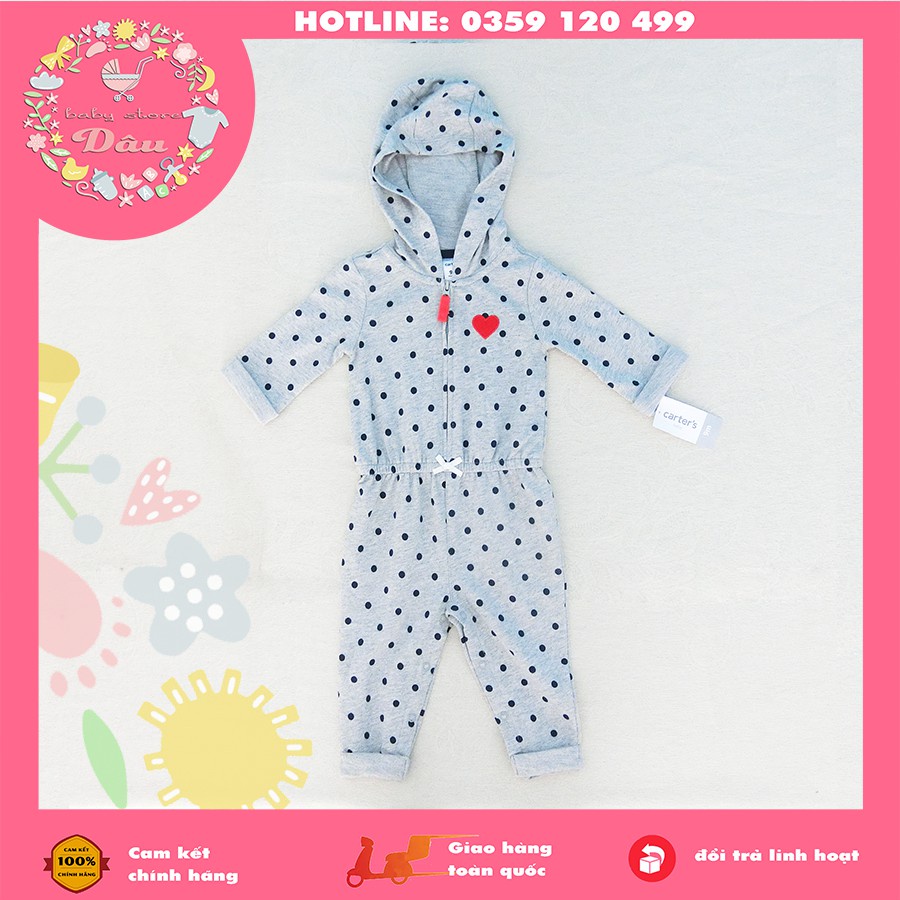 Body thu đông xuất dư cho bé Carter's chất đẹp, dày dặn (ảnh thật tự chụp) - size từ 3 tháng - 24 tháng