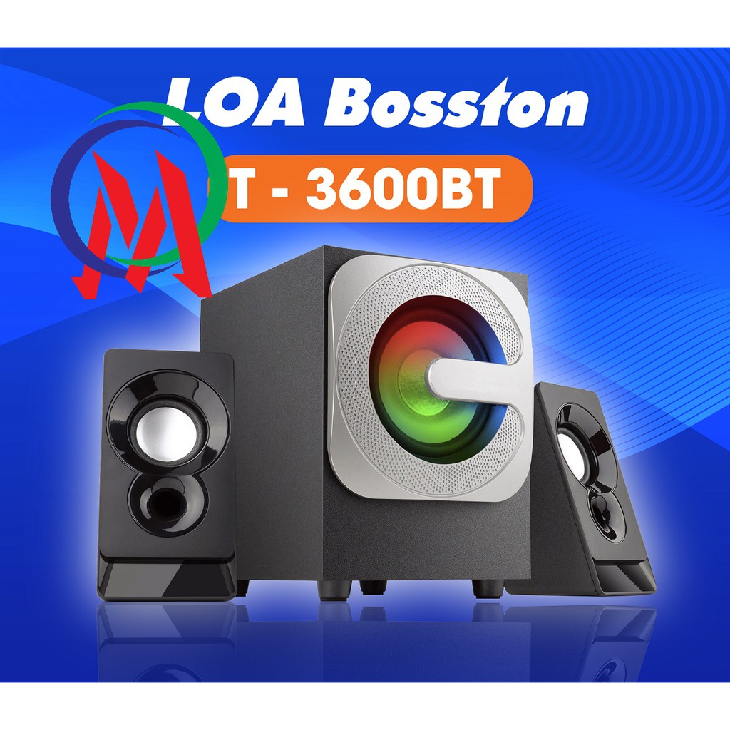 [Giá rẻ hủy diệt] Loa vi tính Bosston Bluetooth 2.1 T3600 âm thanh mạnh mẽ, bass siêu ấm bh 12 tháng