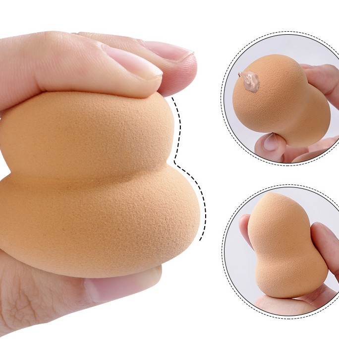 Set Bọt Trang Điểm Và Kệ Đựng BB