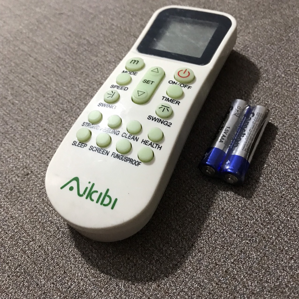 remote điều khiển điều hòa máy lạnh aikibi hàng zin theo máy