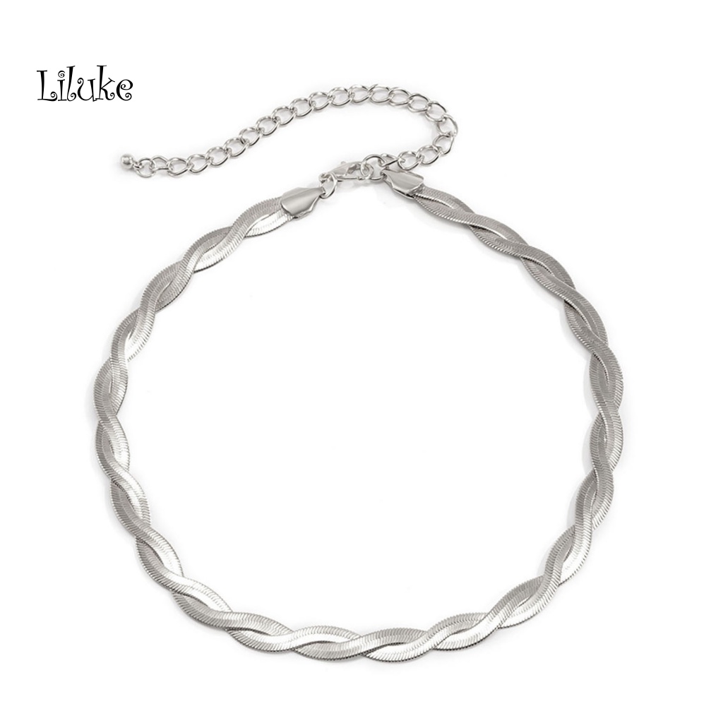 Vòng cổ Hợp Kim Trang Trí Hình Xương Rắn Độc Đáo Cho Nữ