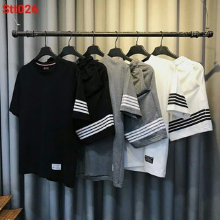 Bộ Quần Áo Thể Thao Mùa Hè 3 Sọc