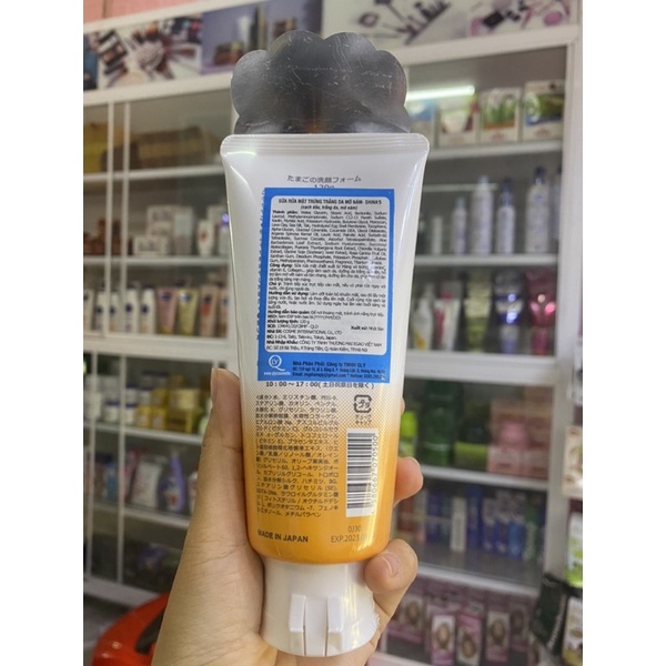 SỮA RỬA MẶT TRỨNG TRẮNG DA SHINA’S 120G