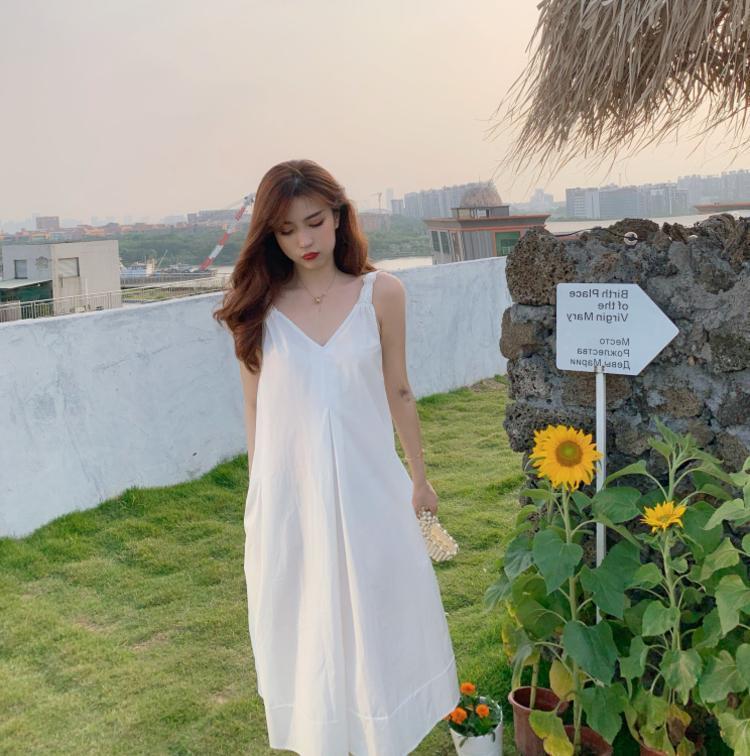 Đầm dài phong cách nữ tính mùa hè