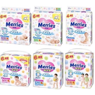 Tã/ bỉm quần/ dán meries nội địa nhật nb96/s82+6