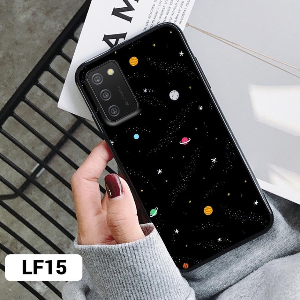 Ốp lưng Samsung A02S - A03S - A21S - A31 -  M21 - M30S - A31 mặt lưng ép kính chống bể hình ngân hà vũ trụ đẹp siêu bền