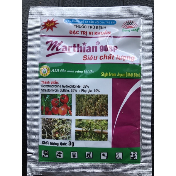 ĐẶC TRỊ THỐI NHŨN VI KHUẨN MARTHIAN 90SP