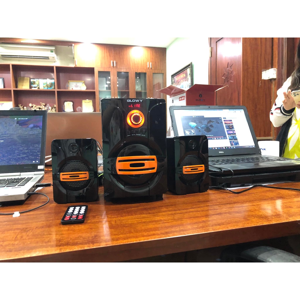 Loa vi tính Glowy SP-2071 2.1 Chính hãng – Bluetooth / FM / SD/ USB – Bảo Hành 12 tháng