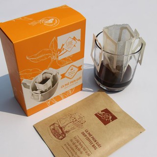 [Combo 100] phin giấy pha cà phê, cà phê phin giấy dùng 1 lần