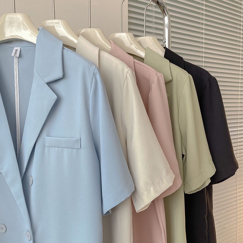 Áo khoác blazer ngắn tay hàng Quảng Châu