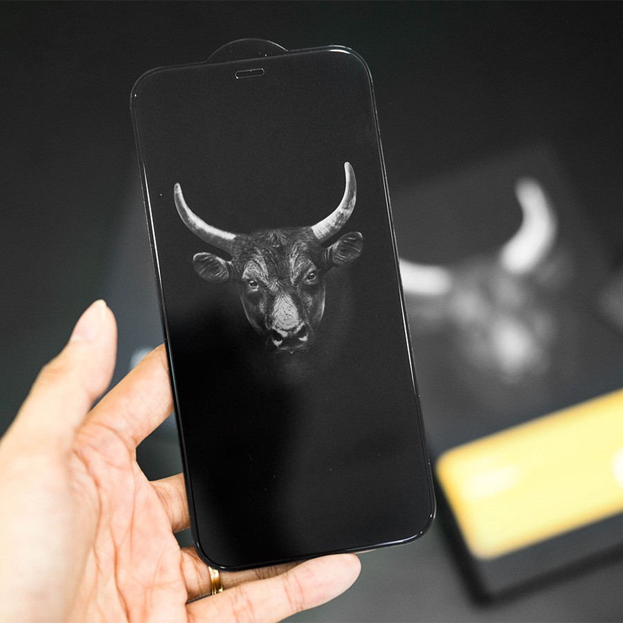 Miếng Dán Cường Lực Chống Nhìn Trộm Mipow Kingbull ANTI-SPY PREMIUM HD (2.7D) iPhone 12 Mini / 12/ 12 Pro/ 12 Pro Max