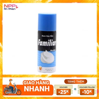 Nhập AFFINS20K [Giảm ngay 20K đơn từ 99K] Kem (Bọt) cạo râu với Bạc hà mát lạnh 175g- NPP AN NHIÊN
