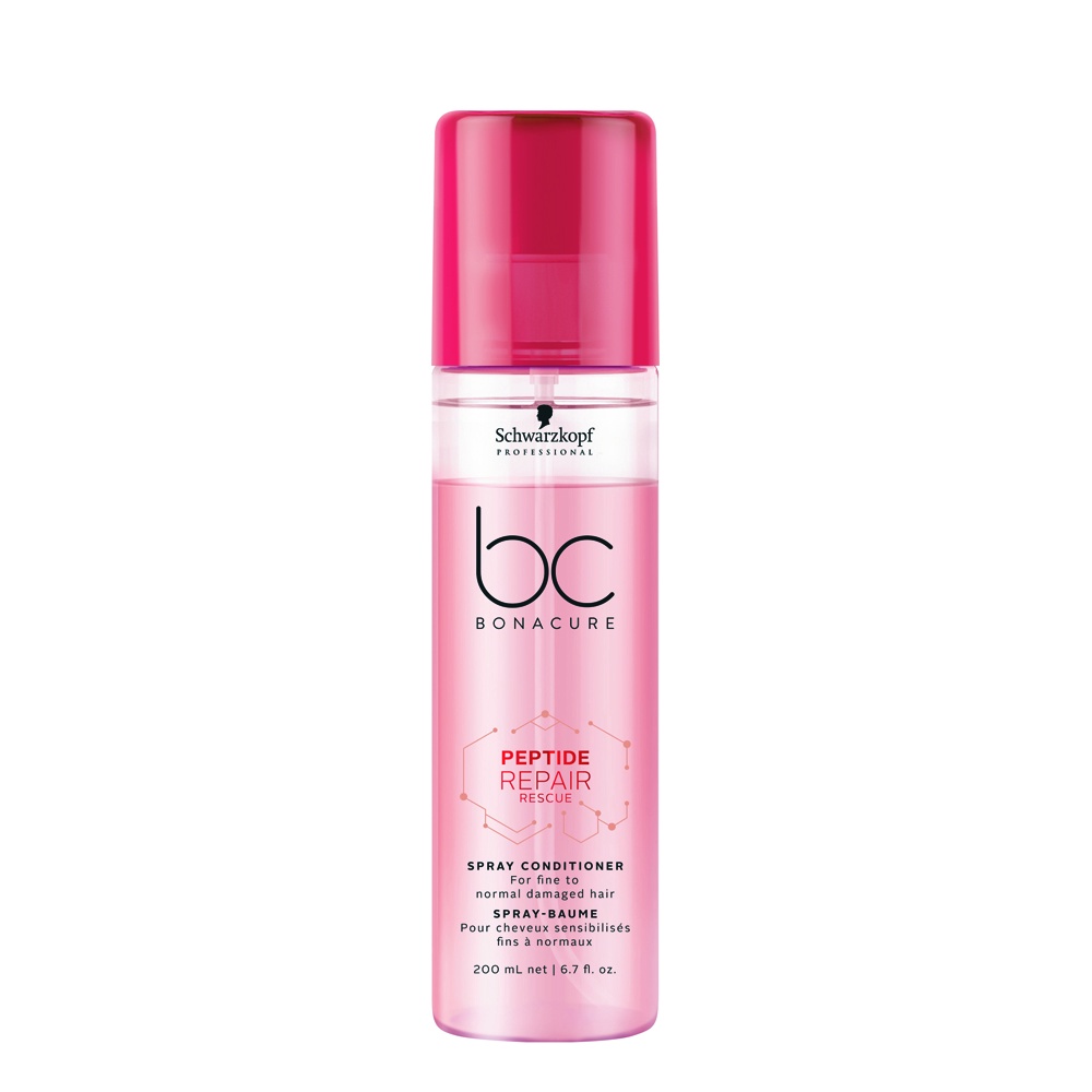 Xịt dưỡng phục hồi tóc hư tổn Schwarzkopf BC Bonacure Peptide Repair Rescue 200ml