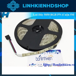 Led Dây 5050 RGB 3 màu loại bọc silicon Trang trí Tết bể cá