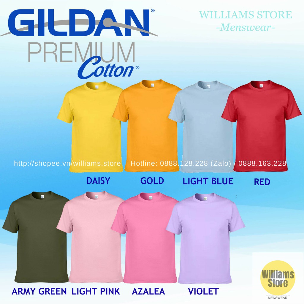 Áo thun Gildan Premium Cotton USA