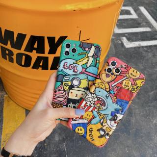 Case iPhone fashion Ốp drew house dành cho iphone 12 12promax11 11pro XR XS Max i7/8 plus Ốp lưng điện thoại mềm