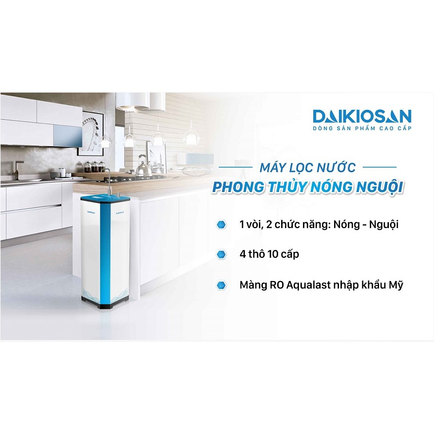 Máy lọc nước phong thuỷ Daikiosan Dòng sang trọng DSW-43010I