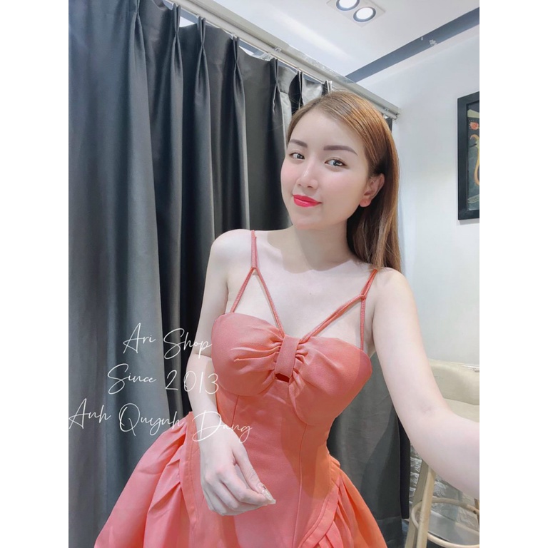 (FREE SHIP) ĐẦM XÒE HAI DÂY CHÉO DỰ TIỆC ĐI CHƠI SIÊU XINH TÔN DÁNG SÁNG DA VALENTINNA