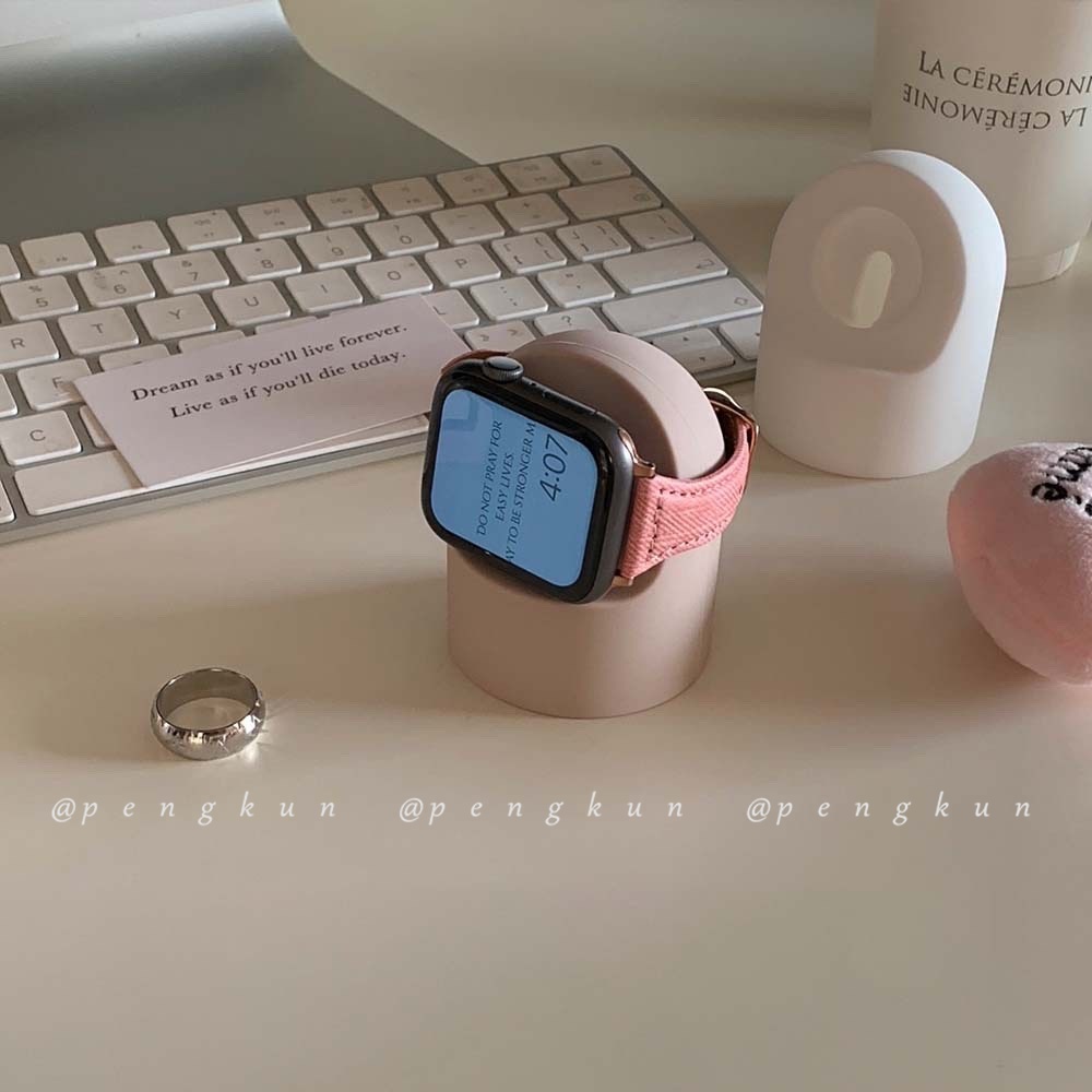 Đế Sạc Đồng Hồ Thông Minh Bằng Silicon Cho iwatch7 Generation 654se