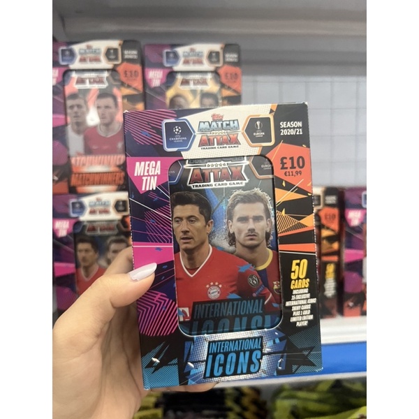 Hộp Thẻ Lớn  Match Attax Champions League Mùa 20/21