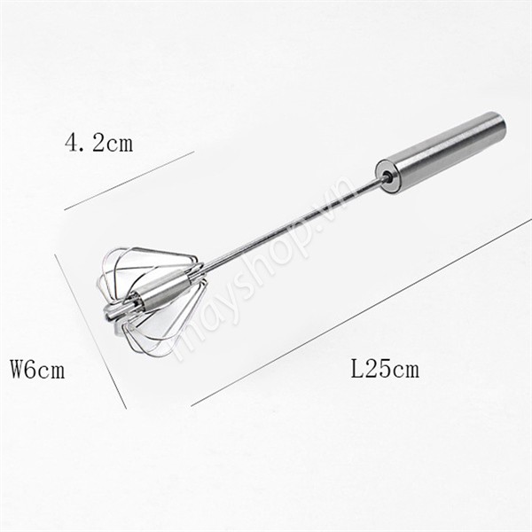 Phới nhấn đánh bông inox 25cm
