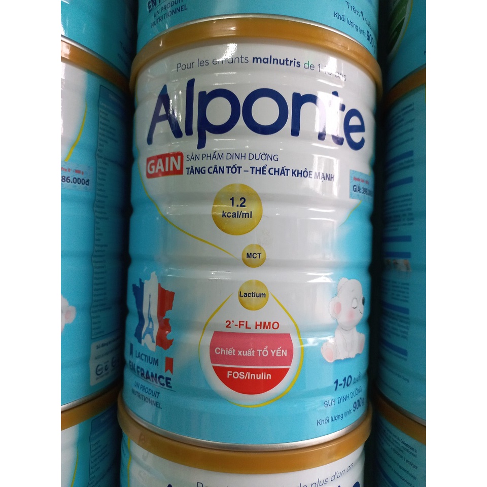 Sữa bột Alponte Gain 800g tăng cân tốt, thể chất khỏe mạnh