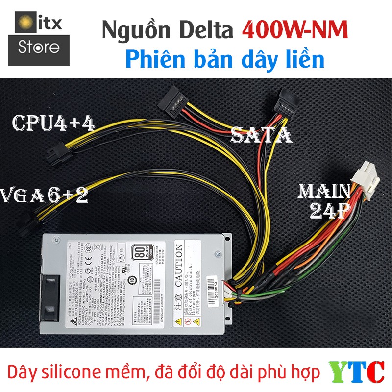 - Nguồn Flex Delta 400w ZIN  YTC - Bản dây liền