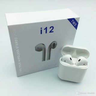 Tai Nghe Bluetooth i12 TWS 🍒 FREE SHIP 🍒 Tai Nghe Bluetooth Không Dây Cảm Ứng Vân Tay 1 Chạm Chống Ồn Bảo Hành 1 Đổi