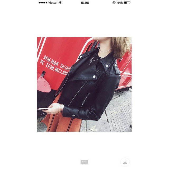 Áo da nữ, Áo khoác da nữ ( Hàng QC sẵn shop xả hàng nghỉ tết ) | BigBuy360 - bigbuy360.vn