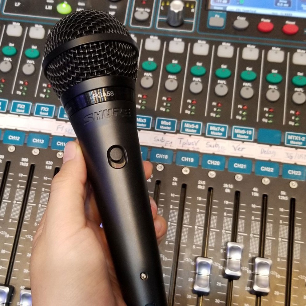 Shure PGA58/LC, mic karaoke có dây, chất lượng cao, hát cực nhẹ, hàng chính hãng, bảo hành 12 tháng