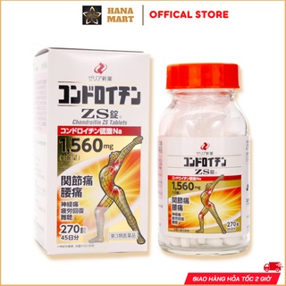 Viên uống hỗ trợ xương khớp Chondroitin ZS nhện Nhật bản 270 viên