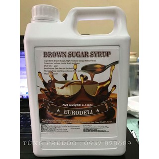 Siro Đường Đen Eurodeli (Brown Sugar Syrup) 2,5Kg - Chuẩn thumbnail