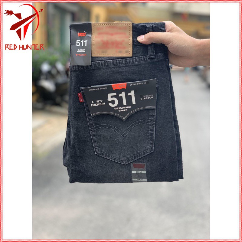 Quần Jean Nam Cao Cấp Lv-511  (Mẫu Trơn, dáng đứng, ôm nhẹ, chất vải co giãn) Made in cambodia | BigBuy360 - bigbuy360.vn