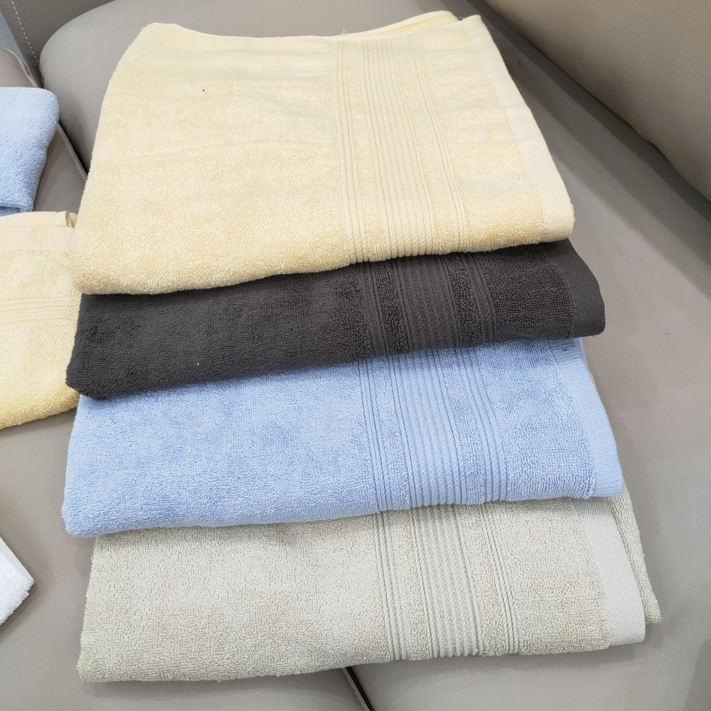 Combo khăn tắm kèm khăn mặt COTTON siêu thấm hút  thần thánh MUJI NHẬT BẢN