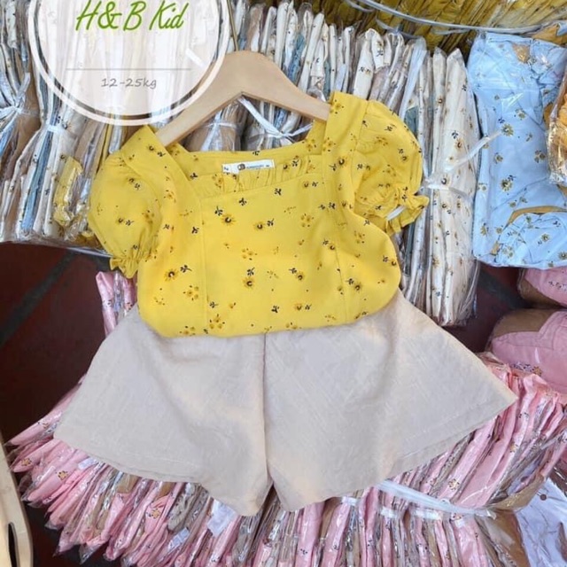 Sét đồ bộ dành cho bé gái cực yêu